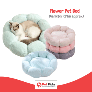 flower pet bed for cats