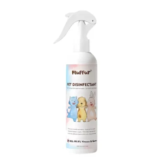 fluffur pet disnfectant spray 400ml bottle