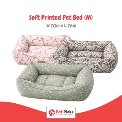 printed pet bed for cats and dogs