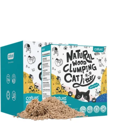 Cature Natural Wood Clumping Cat Litter (Smart Pellets)