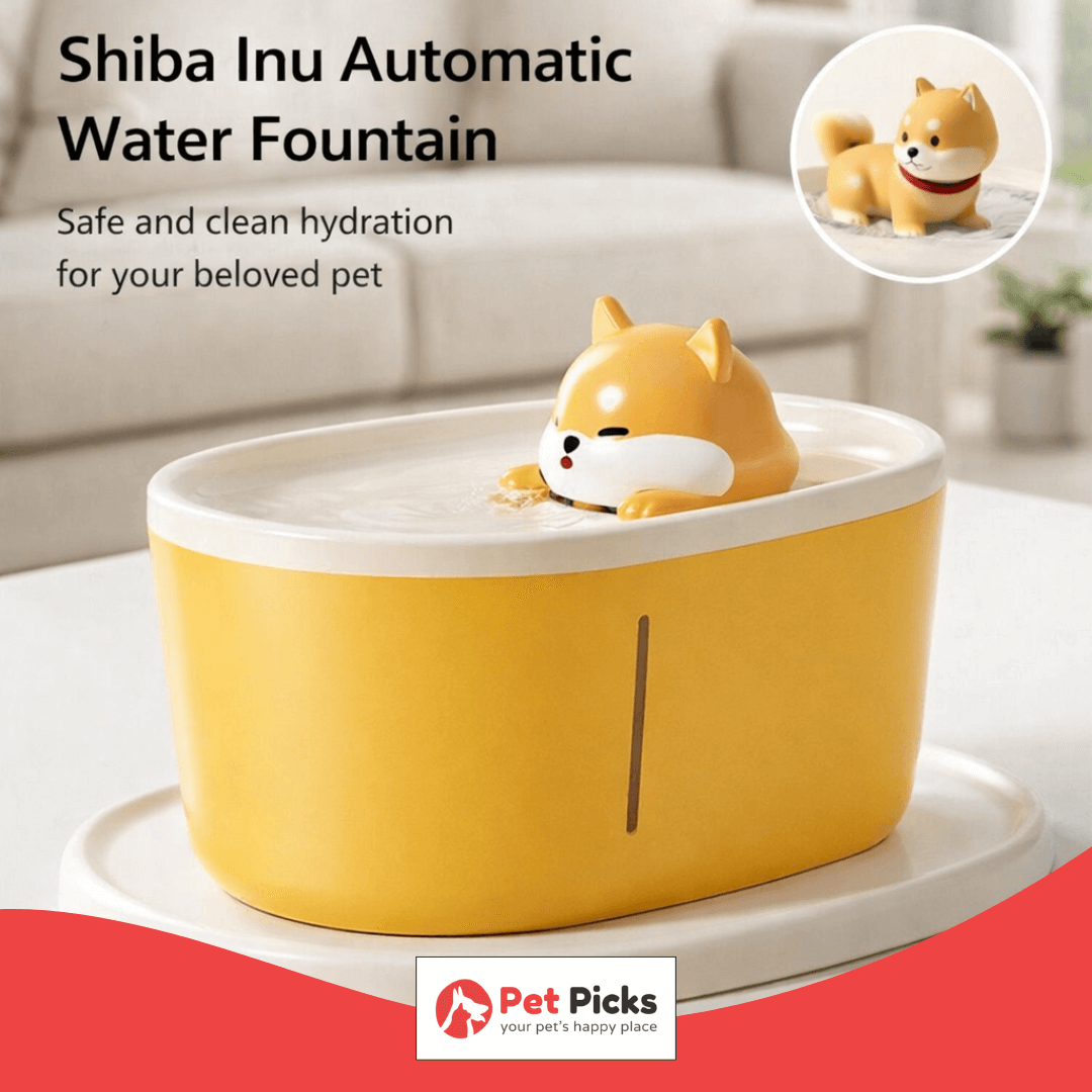 Shiba Inu Water Fountain for Cats