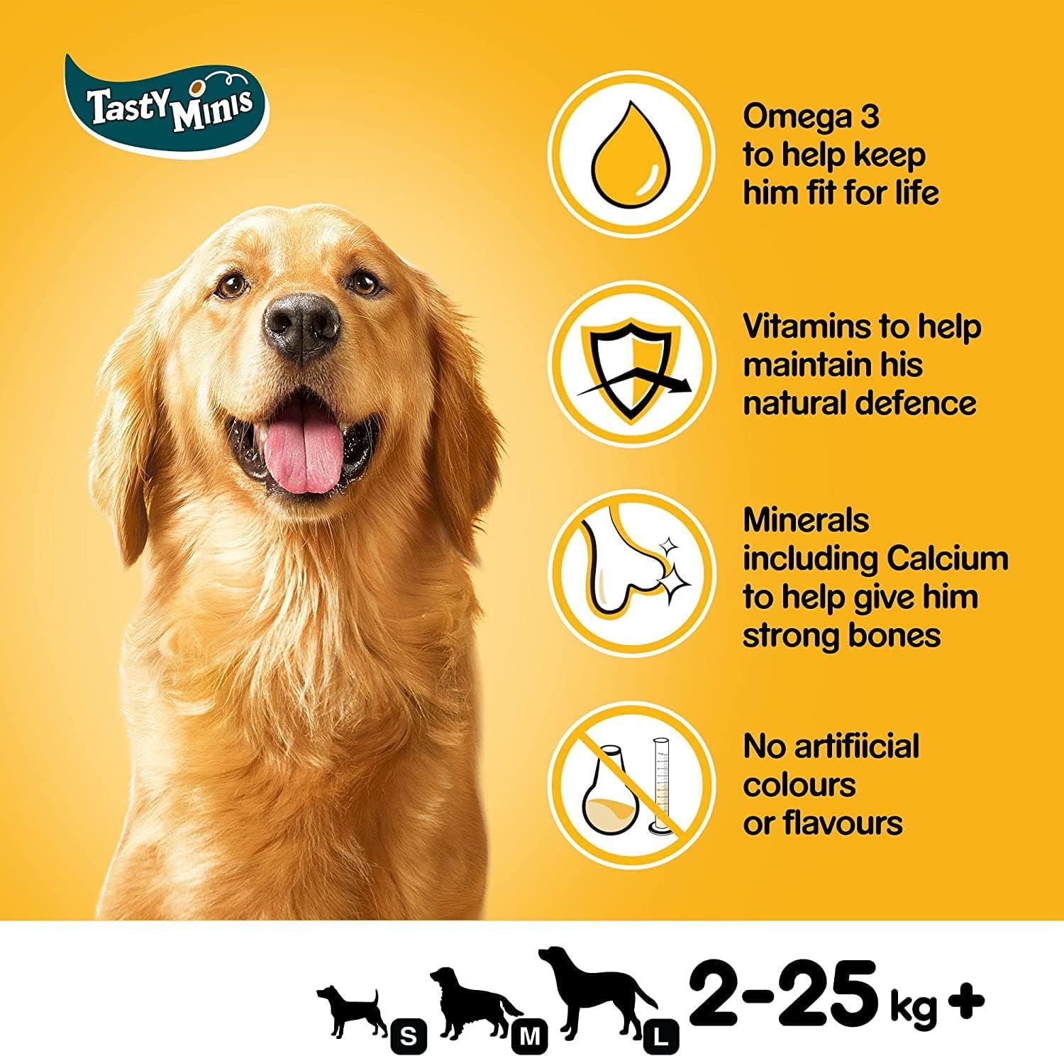 Pedigree Tasty Minis - Beef & Cheese Flavor 155g - Image 2