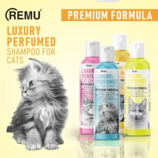 remu luxury perfumed cat shampoo