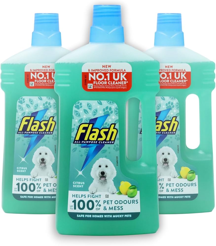 Flash Pet Lovers Floor Cleaner & Odour Remover (1 Litre)