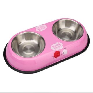 double pet bowl