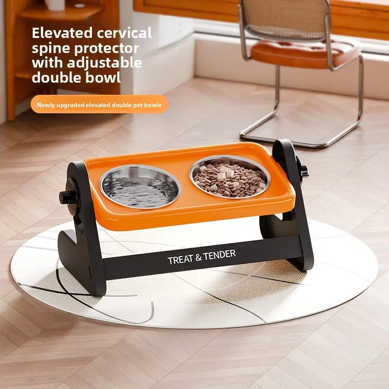 Adjustable Elevated Feeding Bowl | Ideal for Pet Neck Comfort - Image 2
