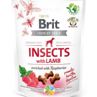 Brit Crunchy Snack - Insects with Lamb for Dogs 200g