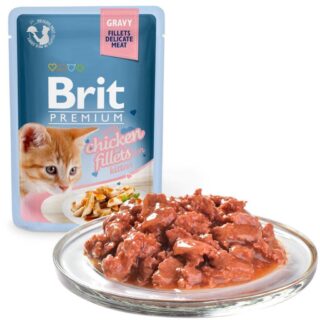 brit chicken fillet in gravy kitten