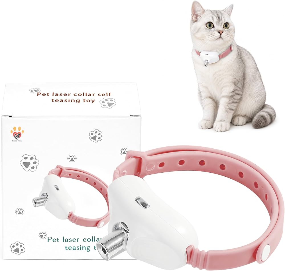 cat laser collar toy