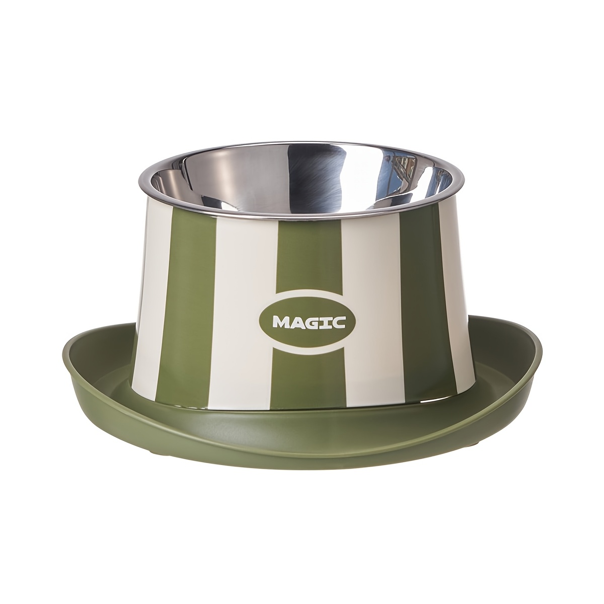 Magic Hat Anti-Spill Stainless Steel Pet Bowl - Image 4